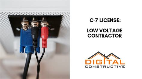 How To Get a Low Voltage Certification in 7 Steps .